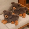 Cute sleeping posture animal plush toys, sleeping hugging comfort dolls, children's stuffed dolls, birthday gifts for girls details Picture